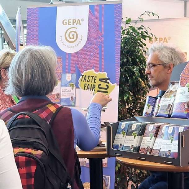 Naturland und Partner GEPA auf der Messe BioNord 2018 in Hannover